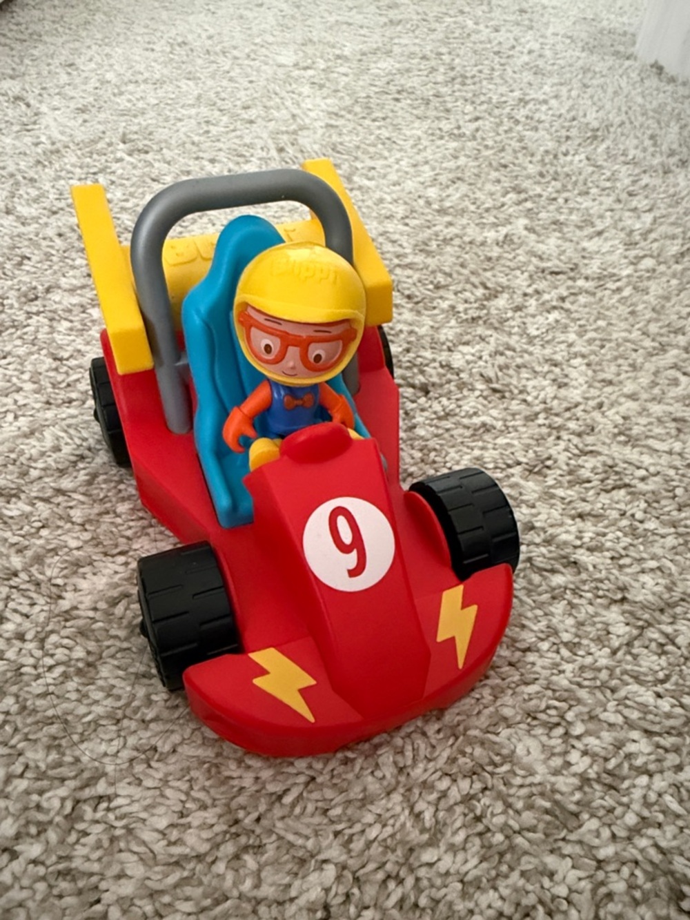 Blippi pull back go kart toy